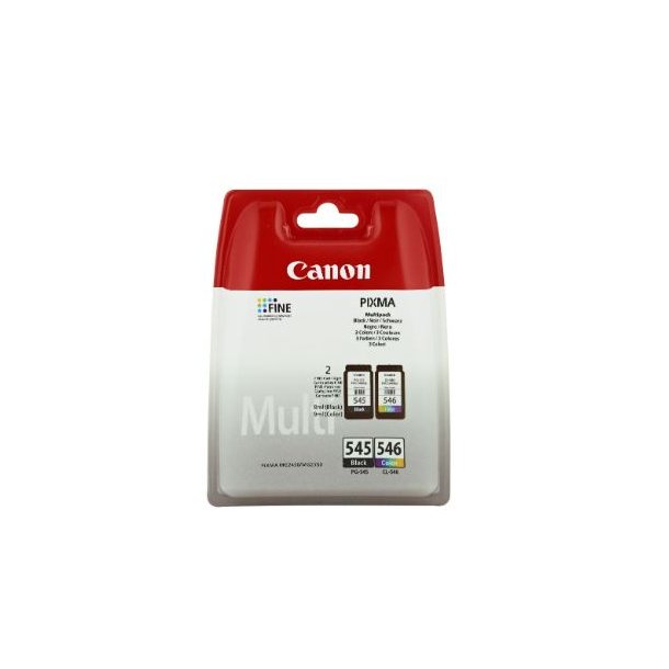 Canon Valuepack PG-545/CL-546 sort og farve 