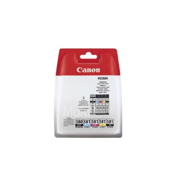 Canon Valuepack PGI-580/CLI-581 sort og farver
