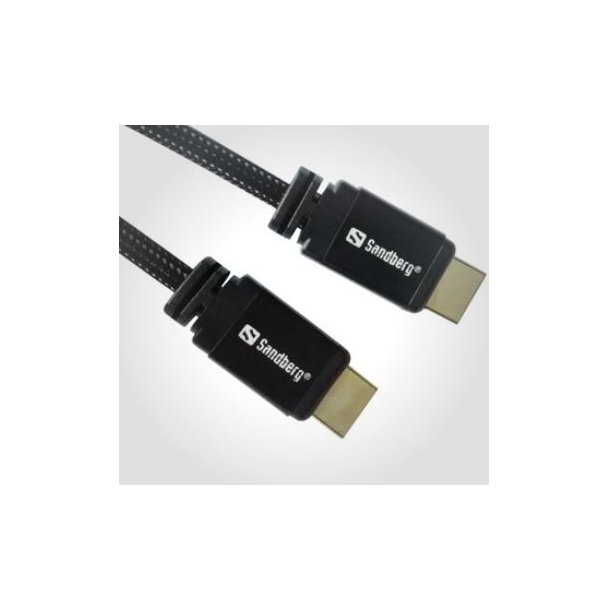 HDMI kabel 2.0 19M-19M, sort (3m)