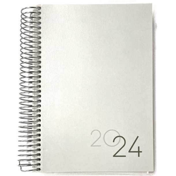 Mayland Basic dagkalender gr PP-plast 2024