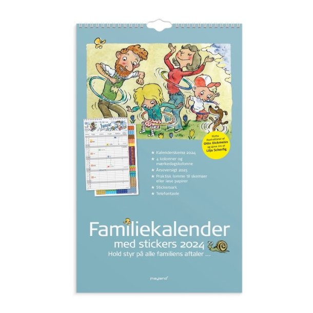 Mayland Familiekalender Otto Dickmeiss 4 kol. 2024