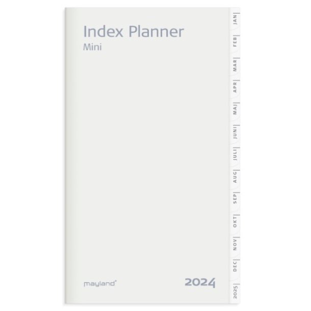 Mayland Index Planner mini mnedskalender REFILL 2024