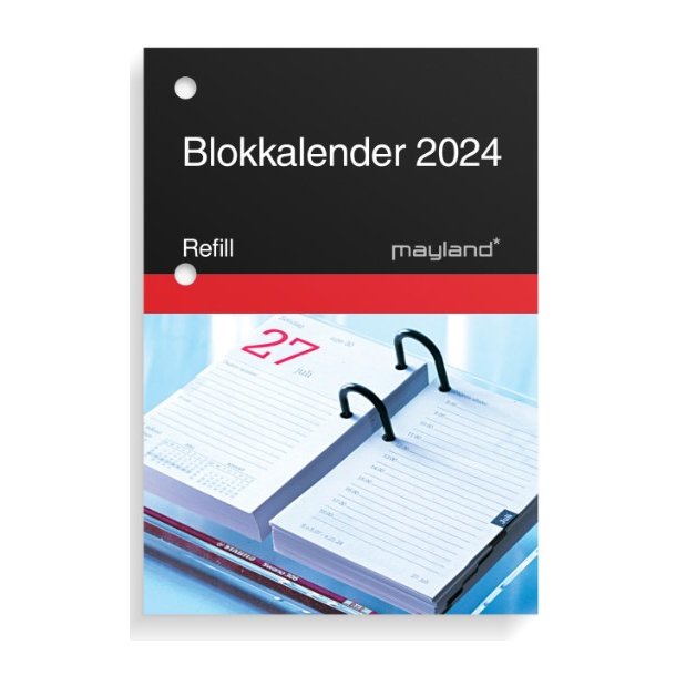 Mayland Blokkalender REFILL 2024