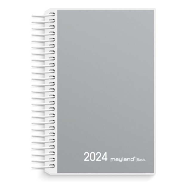 Mayland Basic mini dagkalender gr PP-plast 2024