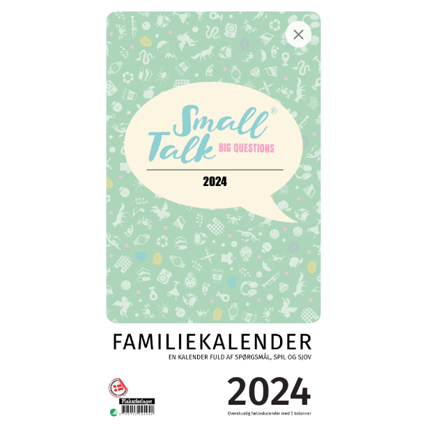 Familiekalender 2024 Small Talk-Big Questions - 5 kolonner