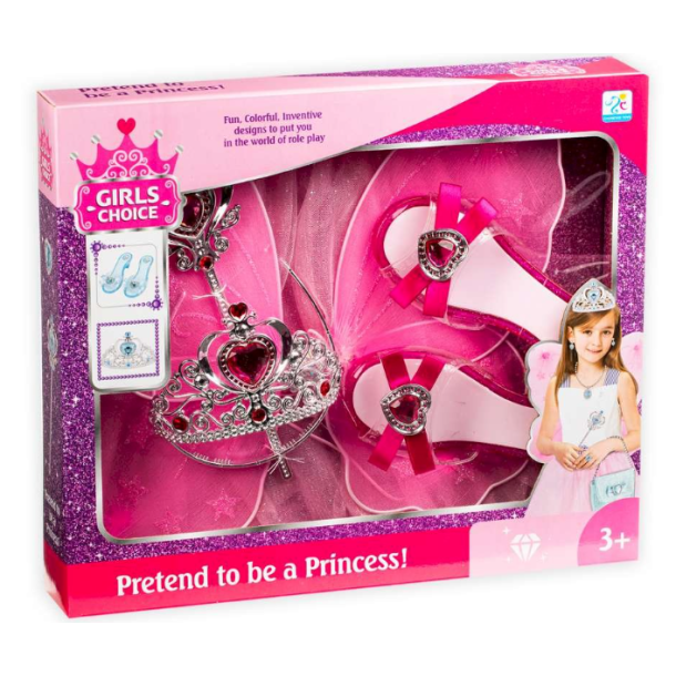 Choreyee Toys Udkldningsst Fe/Prinsesse, pink