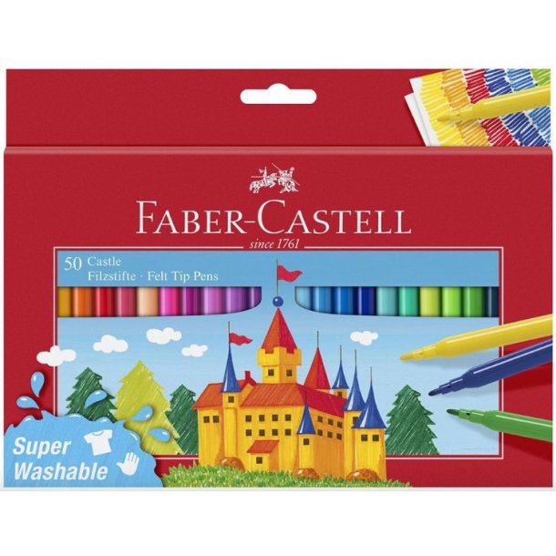 Faber Castell Slot tusser 50 stk.